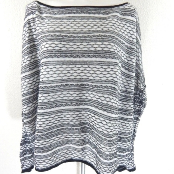 Garnet Hill Organic Linen Patterned Sweater - Picture 1 of 3